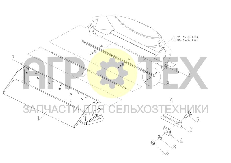 Чертеж Камнеуловитель (RT520.03.08.000Ф)